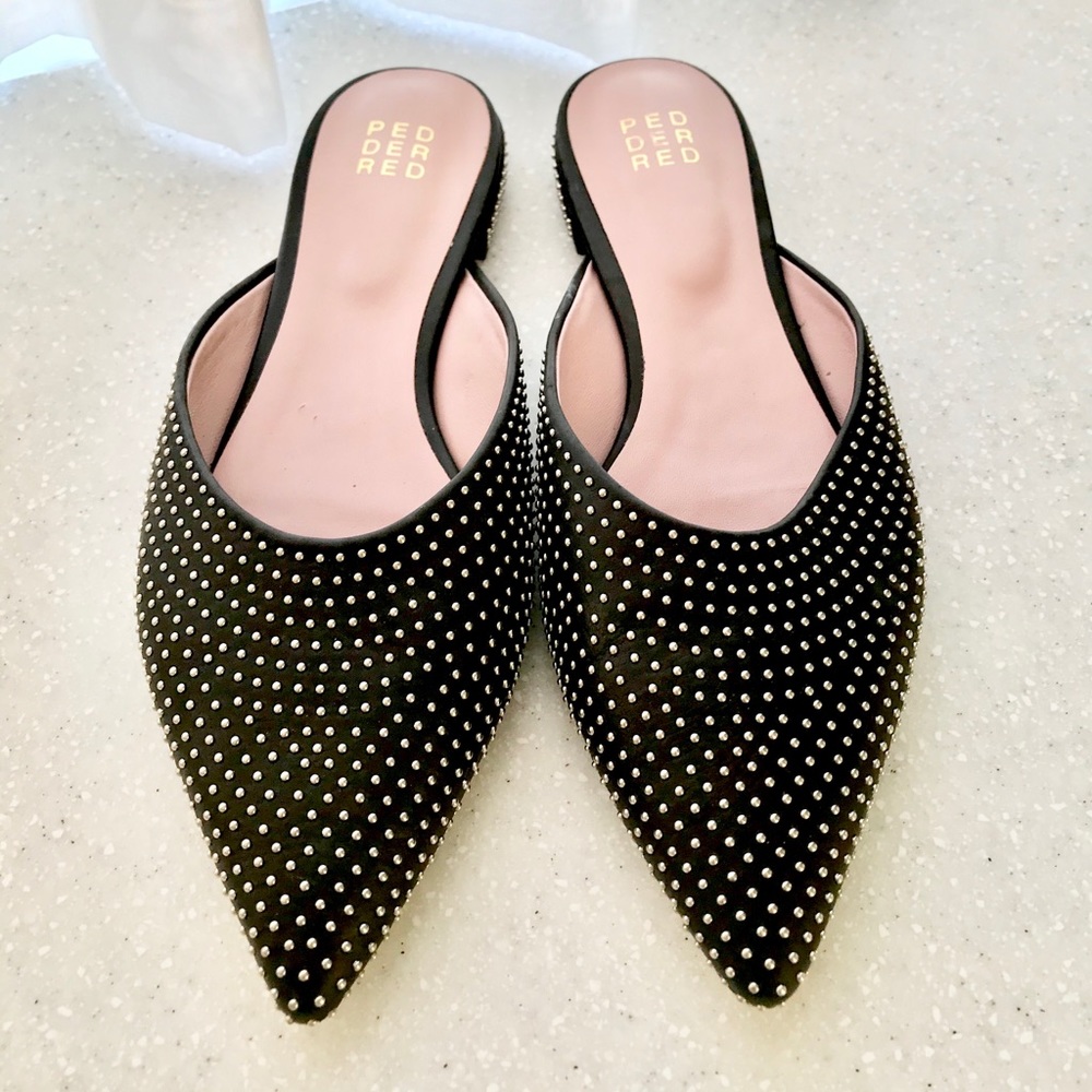 Pedder Red studded shoes. Size 40 but fits 8-8.5